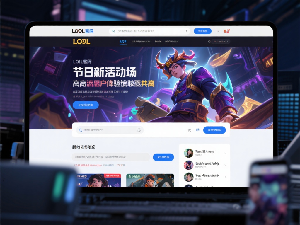 LOL官网首页焕然一新，操作更顺畅体验更优