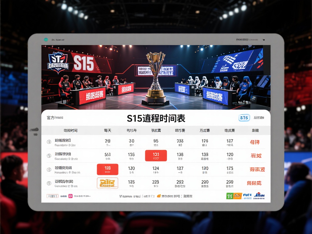 S15赛程表正式公布，激动人心的对决即将上演！