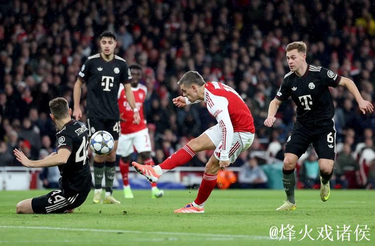 欧冠精彩不断！阿森纳3-1拜仁 姆巴佩闪耀